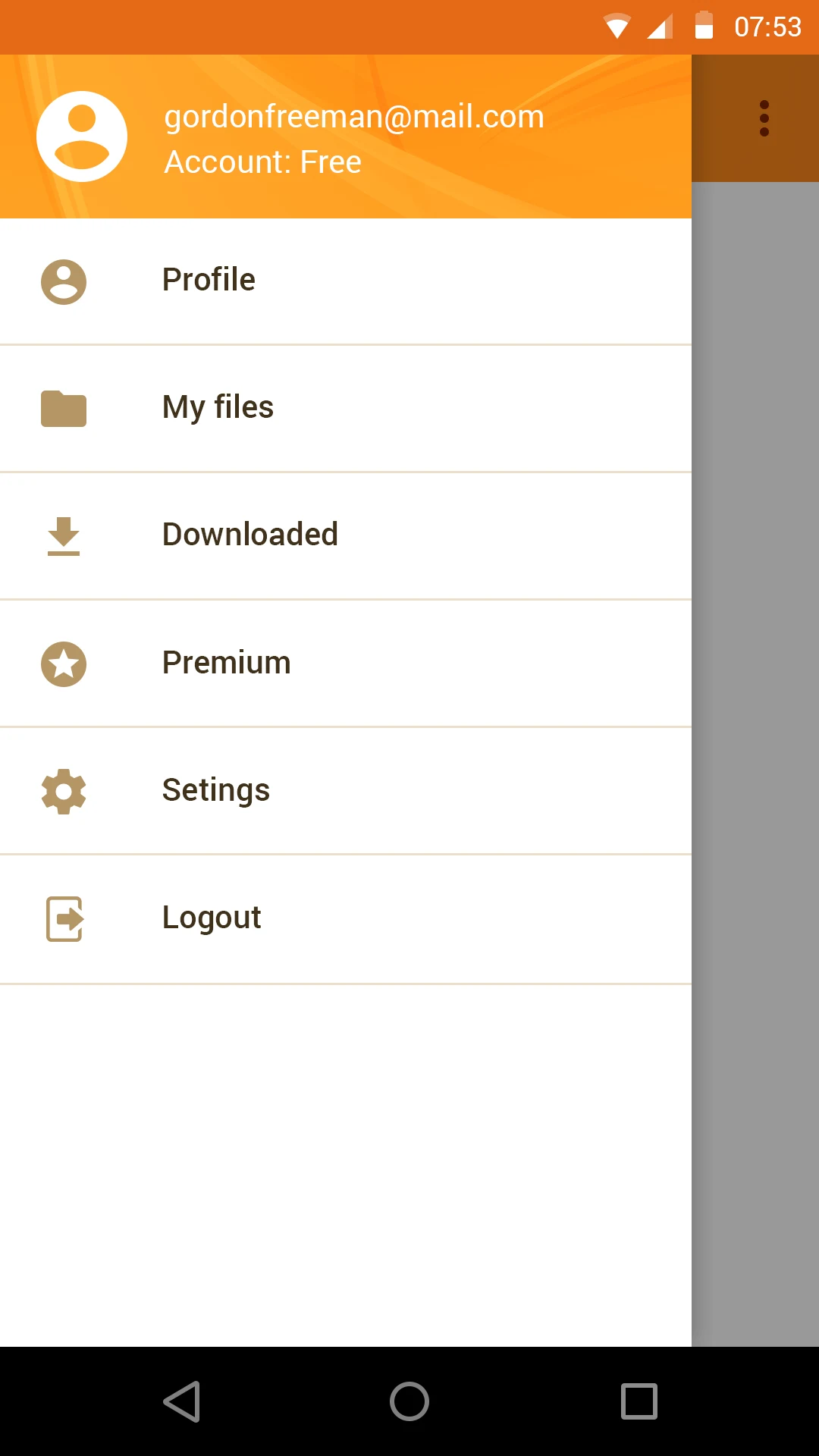 Rapid Cloud File Manager screenshot