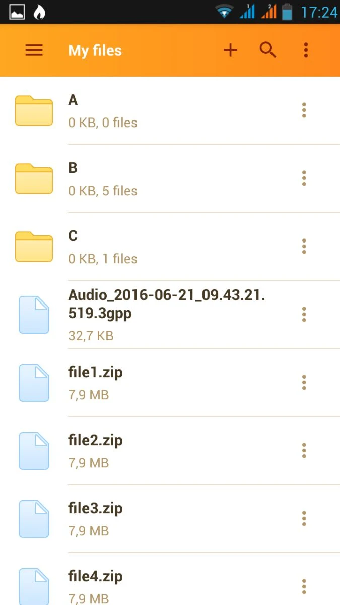 Rapid Cloud File Manager screenshot